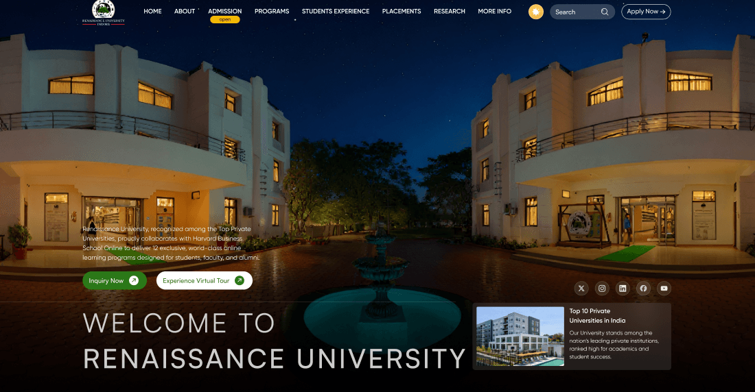 Renaissance University โ screenshot 1